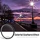 WalkingWay 77mm Farbiger Sternenlicht-Filter Kreativer Irregular Starburst-Effekt Optischer Filter für Fotografie und Videoaufnahmen Leichtes Design Ideal für Nachtszenen und Spezialeffekte