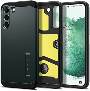 Spigen Tough Armor Case Compatible with Samsung Galaxy S22 5G - Abyss Green