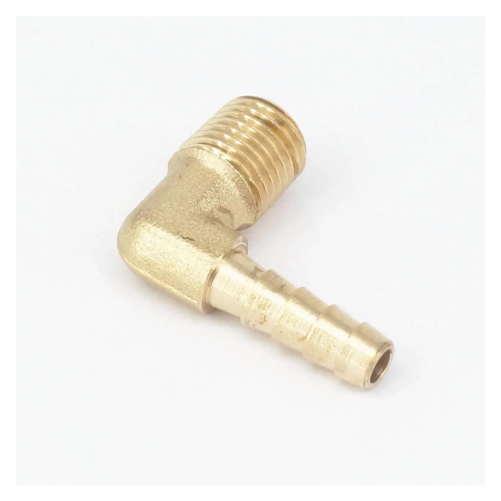Mqxfczux Men's One Color 1/4" Npt X 1/4" Hose Tail Elbow Brass Fuel Fitting Connector