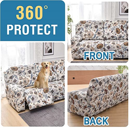 Housse de canapé extensible inclinable pour protéger un meuble usé - 7