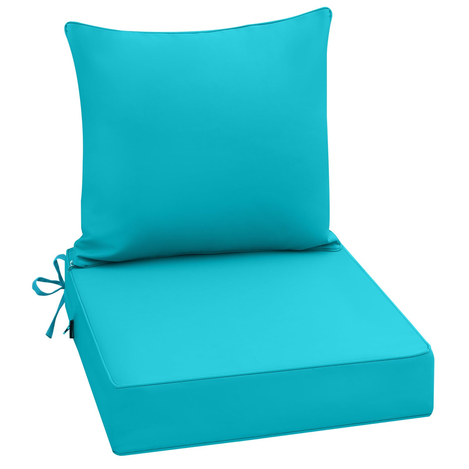 Ideehome Deep Seat Patio Cushions, 24 X 24 Outdoor