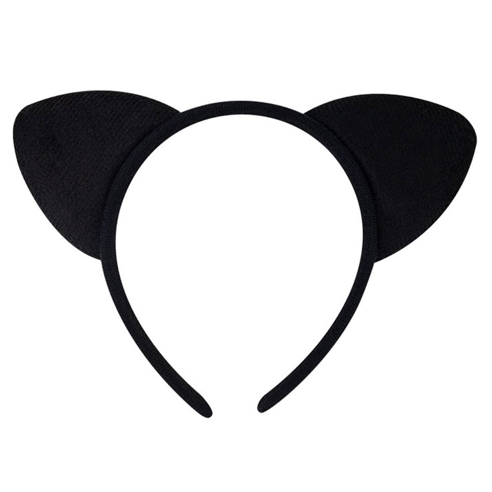 MICFENY Lovely Cats Ears Hairband For Adult Women Girl Festival Event Gathering Hairhoop Masquerades Theme Party Outfit Headpiec