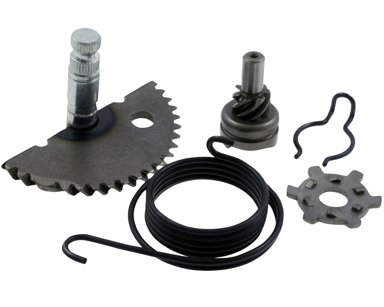 2EXTREME kit kick 15,5 millimètres compatible avec Peugeot Speedfight 1 & 2 | Avec arbre, pignon, ressort de rappel; air ou liquide; compatible avec Peugeot 50 moteur vertical; version 15,5 millimètres