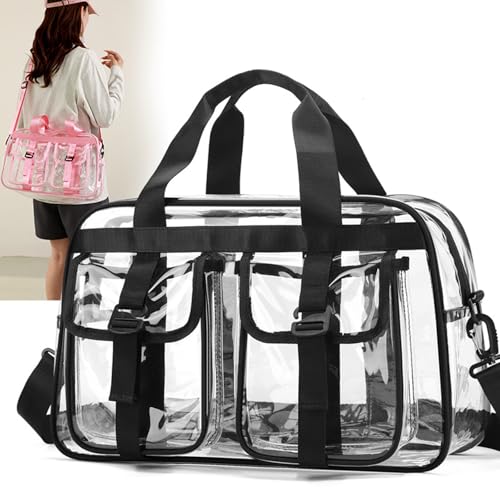 Transparent PVC Travel Gym Storage Bag Large Capacity Water Resistant Practical For Sports Equipment Sports Gears Outdoo2