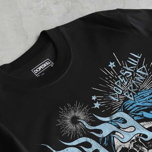 Image of DopeSkill Halloween Graphic Tee Streetwear Hip Hop Hypebeast Unisex T-Shirt Sneaker Colour Matching Shirts Spooky Graphic