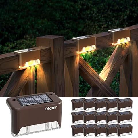 Otdair 16-Pack Solar Deck Lights Cover