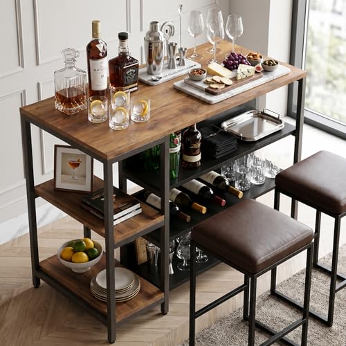 Image of Klaxon Premium Under Cabinet Wine Glass Holder - Space-Saving, Upside-Down Storage for Home, Mini Bar & Pub, Stainless Steel Hanging Rack Organizer (FD & Black, Standard)