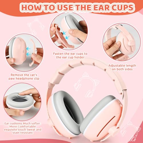 Image of SNOWIE SOFT Noise Cancelling Ear Muffs for Kids Teens - 25dB Safety Reduction for Autism Sensory & Concentration Aid, Hearing Protection Travel