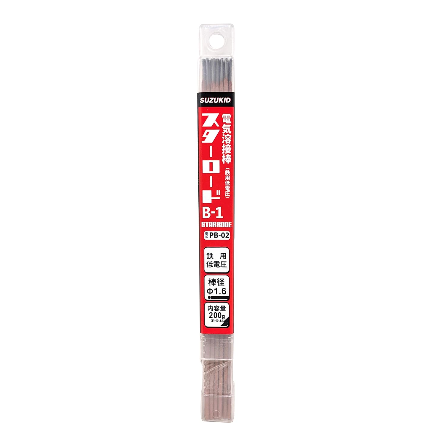 Amazon | SUZUKID 溶接棒 スターロードB-1 低電圧軟鋼用 1.6φ 200g PB
