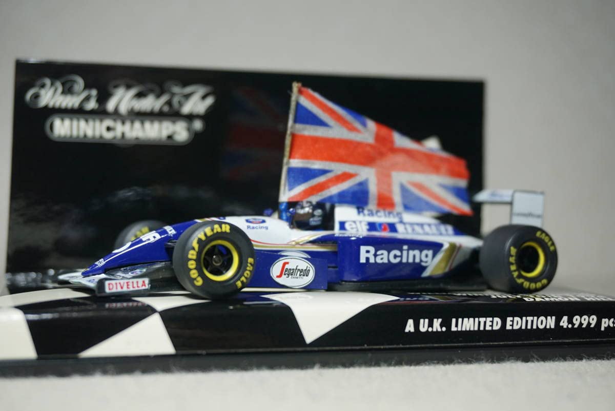 Amazon | 1/43 ヒル イギリス 優勝 MINICHAMPS Williams FW16#0 Hill