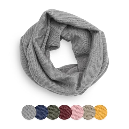 Ehrenkind® Schlauchschal für Kinder aus Feinster Merino Schurwolle | Beige | Made in Germany | Unisex Loop Schal | Halstuch | Ideal im Herbst und Winter