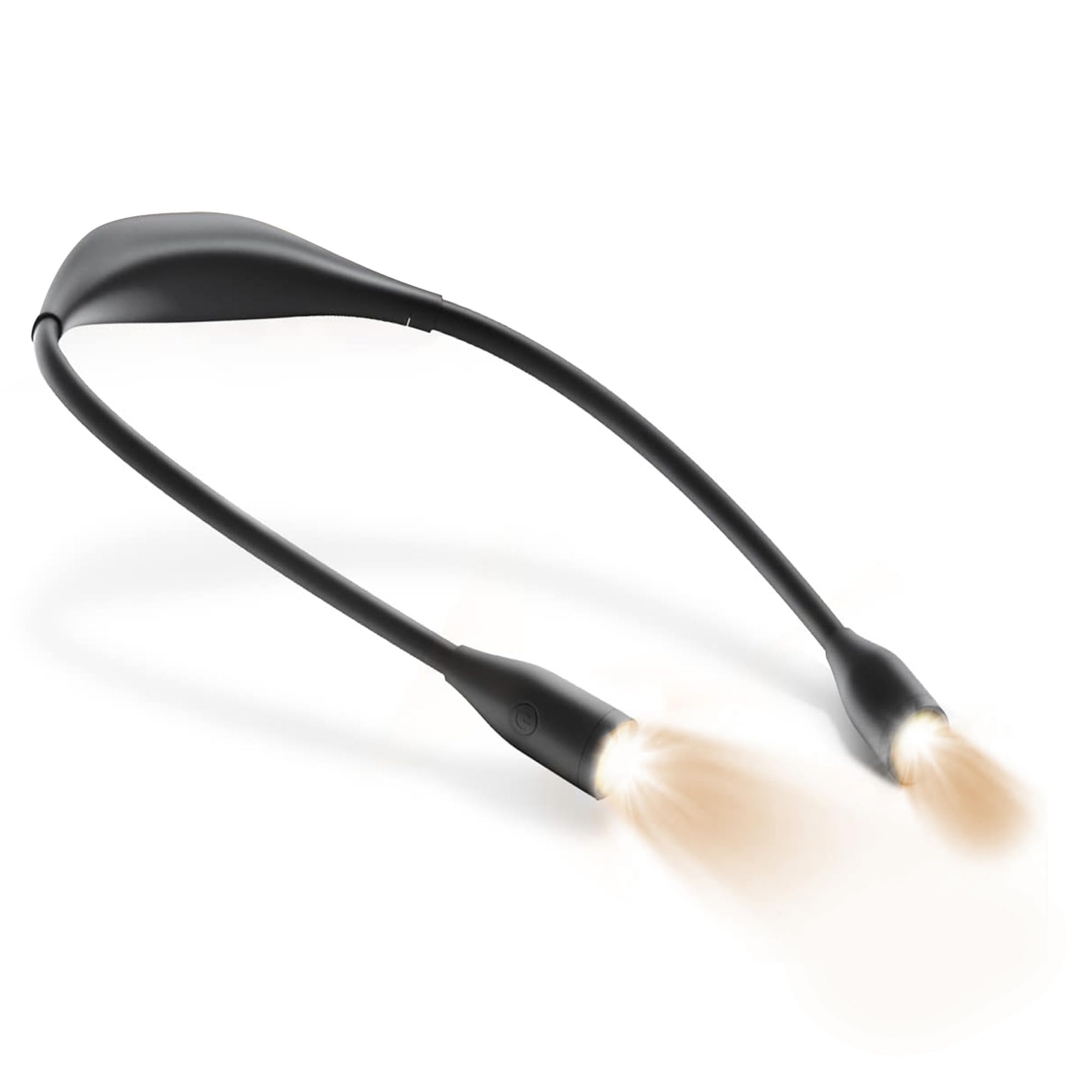 Fishtec - Lampada da lettura da collo ricaricabile - 3 colori di luce 3 intensità bracci flessibili in silicone morbido USB-C 6-20 ore di autonomia - Lettura cucito fai da te viaggio
