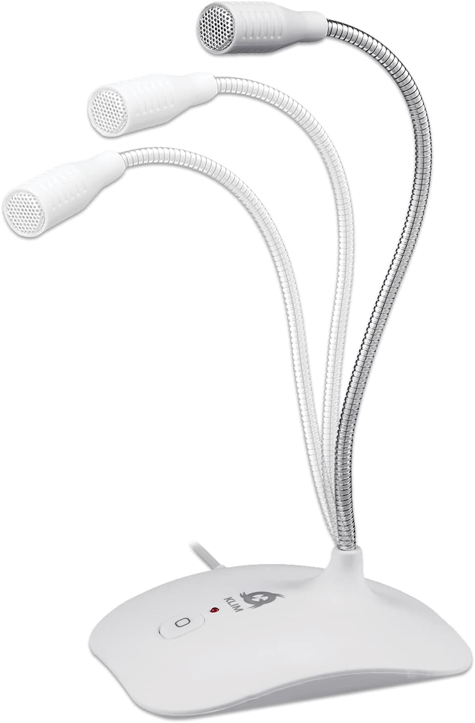 KLIM Talk USB Desk Microphone for Computer – NEW – Compatible with Any PC Laptop Mac – Professional Desktop Mic with Stand – Recording Gaming Streaming YouTube Podcast Mics