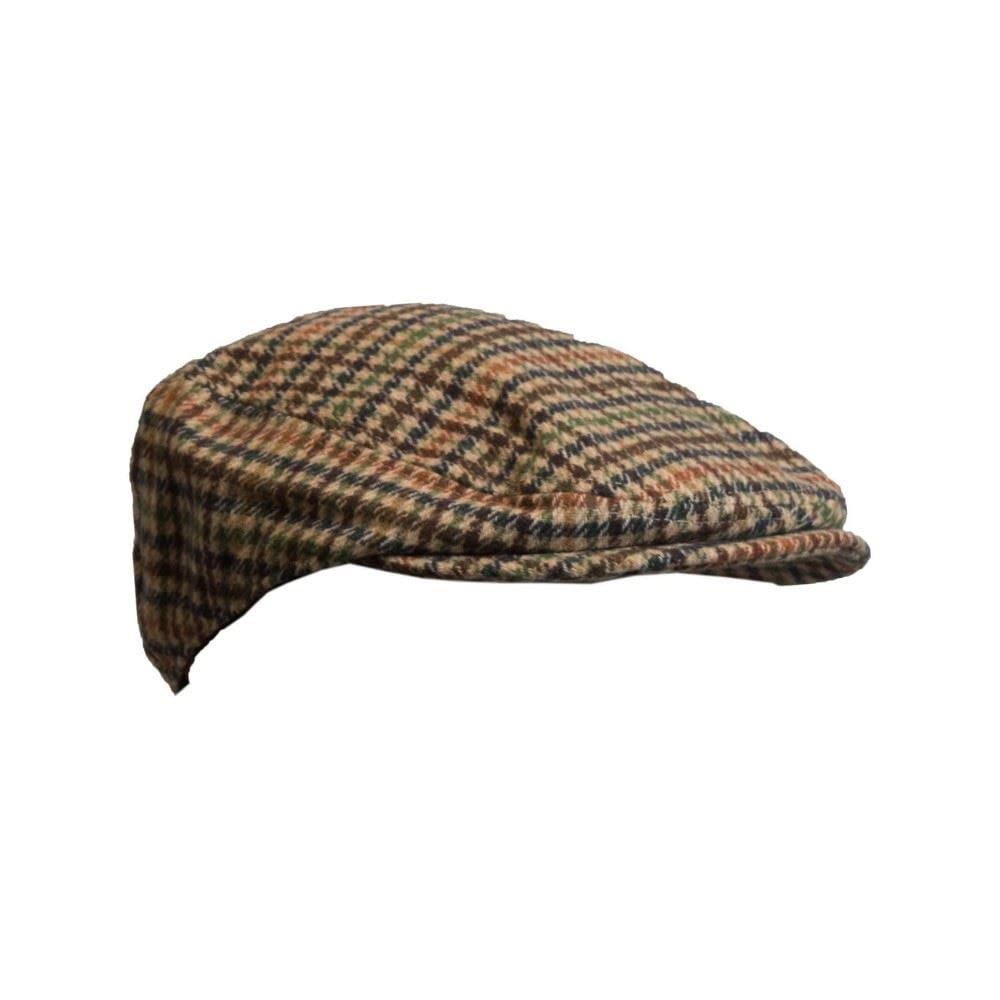 Walker And Hawkes Men's Beige - Wool Blend Braxton Flat Cap - 2XL (61Cm)