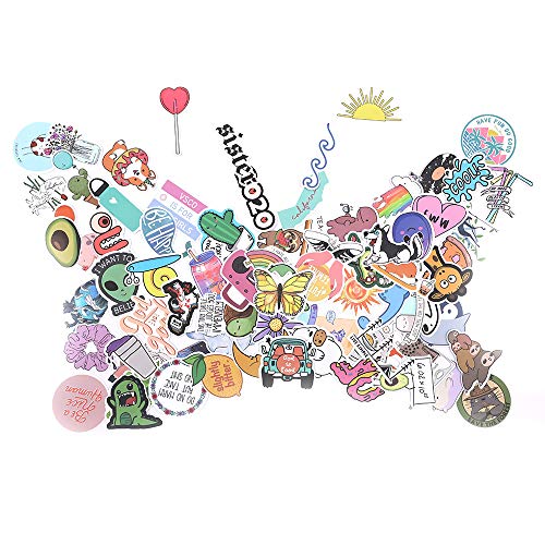 Stickers for Water Bottles Big 30-Pack Cute,Waterproof,Aesthetic,Trendy Stickers for Teens,Girls Perfect for Waterbottle,Laptop,Phone,Travel (Blue)