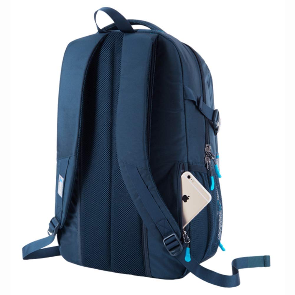 Plecak męski tornister gimnazjum student moda damska Junior liceum student laptop duża pojemność plecak bagaż ręczny ogrodzenie (kolor: Ciemny niebieski, rozmiar: 34 x 20 x 48 cm)