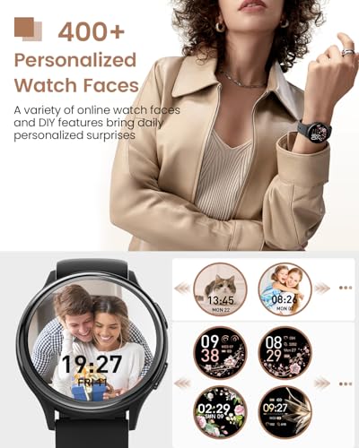 Smart Watches for Women & Men(Answer/Make Calls), Activity Smart Watch with 24/7 Heart Rate/Sleep Monitor/400+ Watch Face/70+ Sport Modes/IP68 Waterproof Fitness Tracker Smartwatchfor Android & iPhone - Image 6