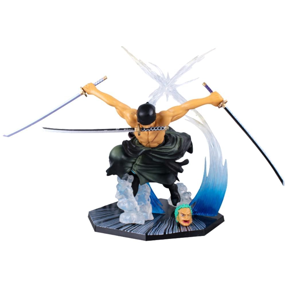 Tinion||ONE Piece- Roronoa Zoro-2 Action Figure Miniature Toy Figure (Doll) Special Edition for Car Dashboard, Decoration, Cake, Office Desk & Study Table (Pack of 1) (Height-17 cm)-image-36