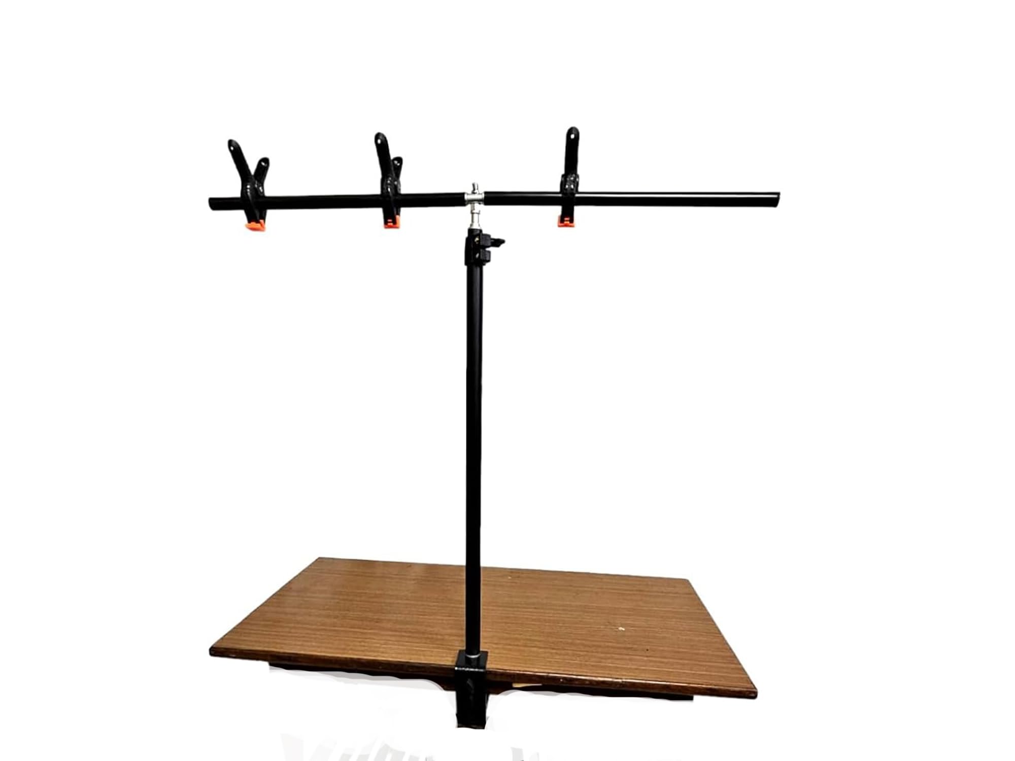 See full amazon price history chart for HANUMEX Adjustable Tabletop T-Shape Backdrop Stand, 30.7" Wide x 48" Tall Desk Mount Light Stand, Space-Saving Photography Background Paper Stand with 3 Clip Clamps for Studio & Product Photography HANUMEX Adjustable Tabletop T-Shape Backdrop Stand, 30.7" Wide x 48" Tall Desk Mount Light Stand, Space-Saving Photography Background Paper Stand with 3 Clip Clamps for Studio & Product Photography (B0DFDRDS4S) Amazon Price History, Amazon Price Tracker