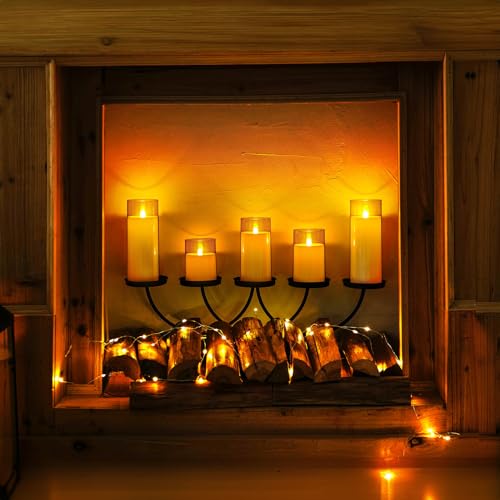 Homemory Amber Flickering Flameless Candles thumb #2