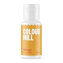 Colour Mill Oil Blend Food Colouring Mango: Colorante Alimentare Liposolubile a Base di Olio – 20 ml