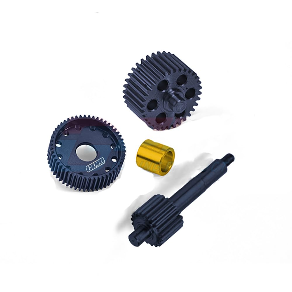 GPM for TAMIYA-1/10 BBX BB-01 CHASSIS-58719 Chrome Steel Transmission Gear Kit