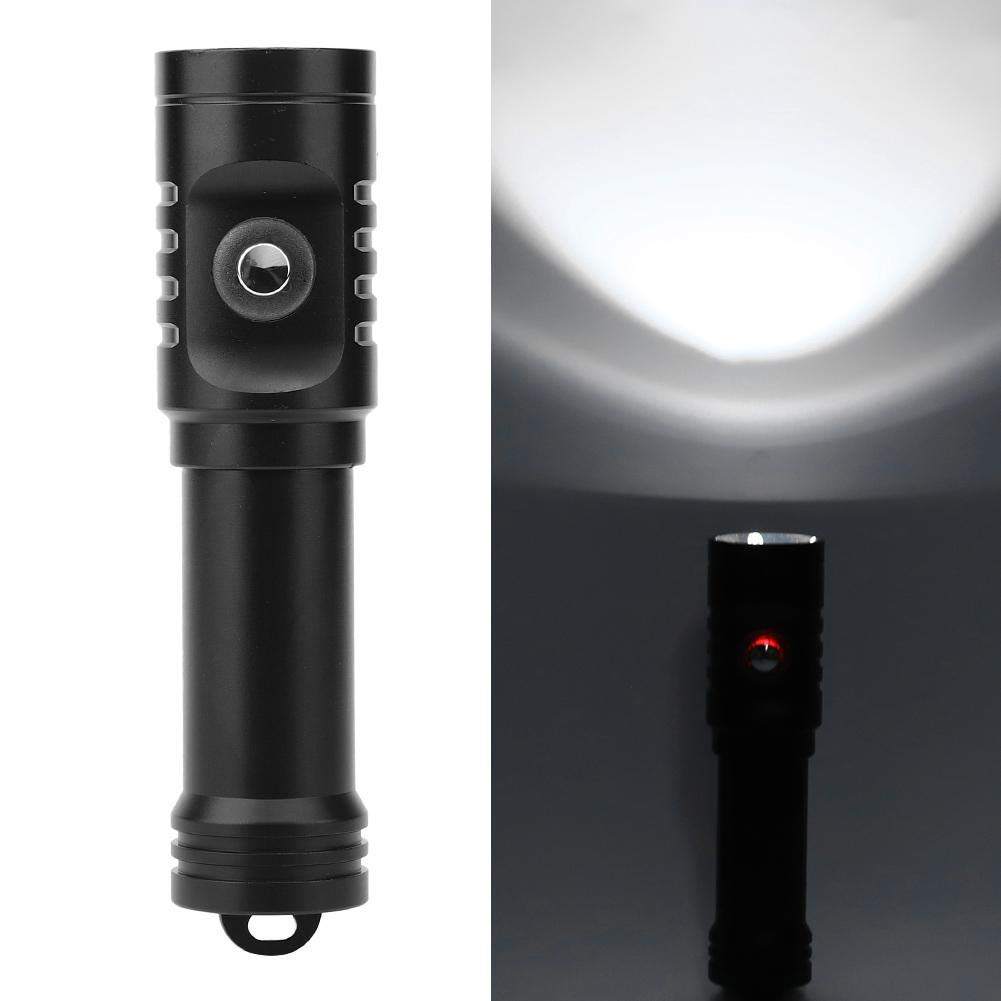 Torce subacquee a LED 1000LM Torcia Subacquea da Nuoto Torcia Subacquea, Accessorio per Immersione Impermeabile, Immersione, Campeggio, Escursionismo per Lo Snorkeling subacqueo