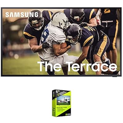 SAMSUNG QN75LST7TA 75" The Terrace QLED 4K UHD HDR Smart TV Bundle with Premium 4 YR CPS Enhanced Protection Pack