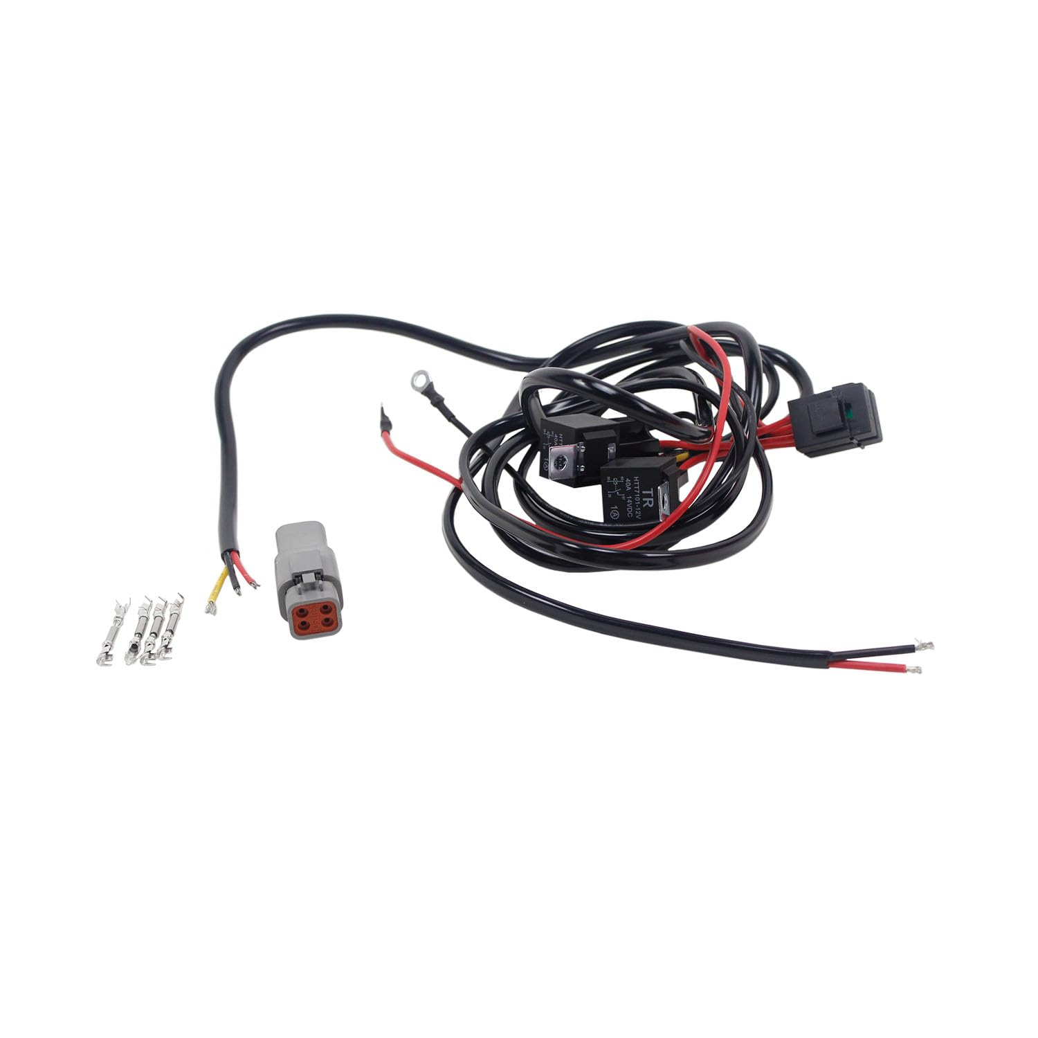 POWER JAMES LED Headlight Wiring Kit for Harley Davidson Street Glide Ultra CVO Limited with LP6 Lighting (For FLHX)