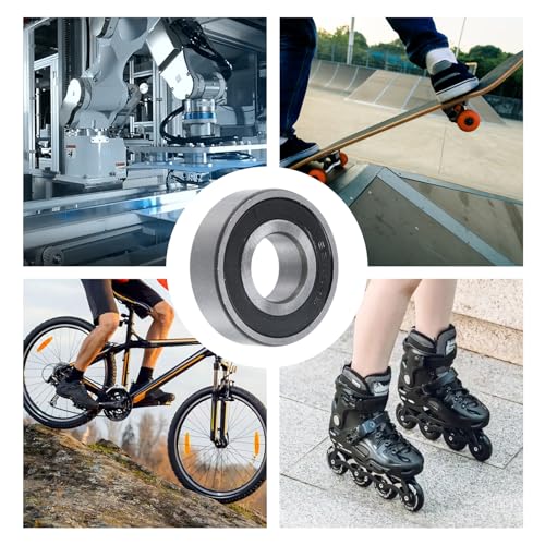 Image of Antrader 6203-2RS 17 x 40 x 12mm Double Sealed Deep Groove Ball Bearings,10Pcs
