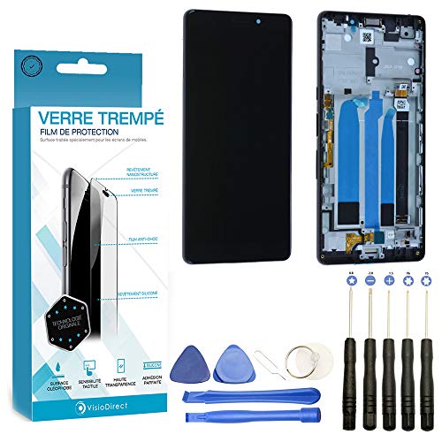 Visiodirect® Ecran Complet: Vitre Tactile + Ecran LCD sur châssis Compatible avec Sony Xperia L3 Taille 5.7
