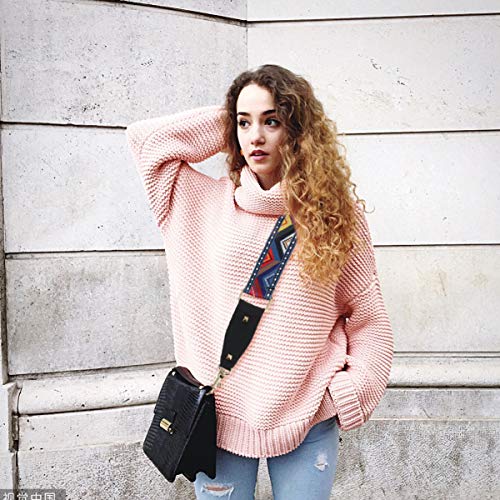 HEALLILY-Shoulder-Strap-Purse-Strap-Replacement-Adjustable-Length-Handbag-Purse-Strap-Guitar-Style-Multicolor-Canvas-Replacement-Strap-Crossbody-Strap-for-Handbag