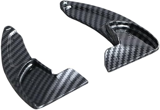 Yhenlovtt Carbon Fiber Steering Wheel Paddle Shifter Extension for Challenger, Charger, For Durango, for Grand Cherokee & For 300 - Compatible with 2015-2021 Models Excluding For SRT & Hellcat
