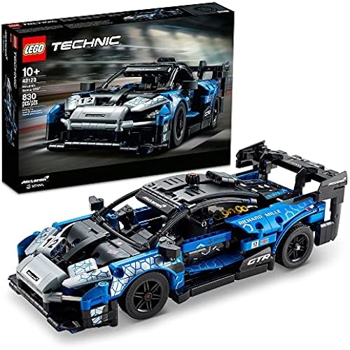 LEGO Technic McLaren Senna GTR 42123 Racing Sports Collectable Model Car Building Kit, Car Construction Toy, Gift Idea for Kids, Boys and Girls
