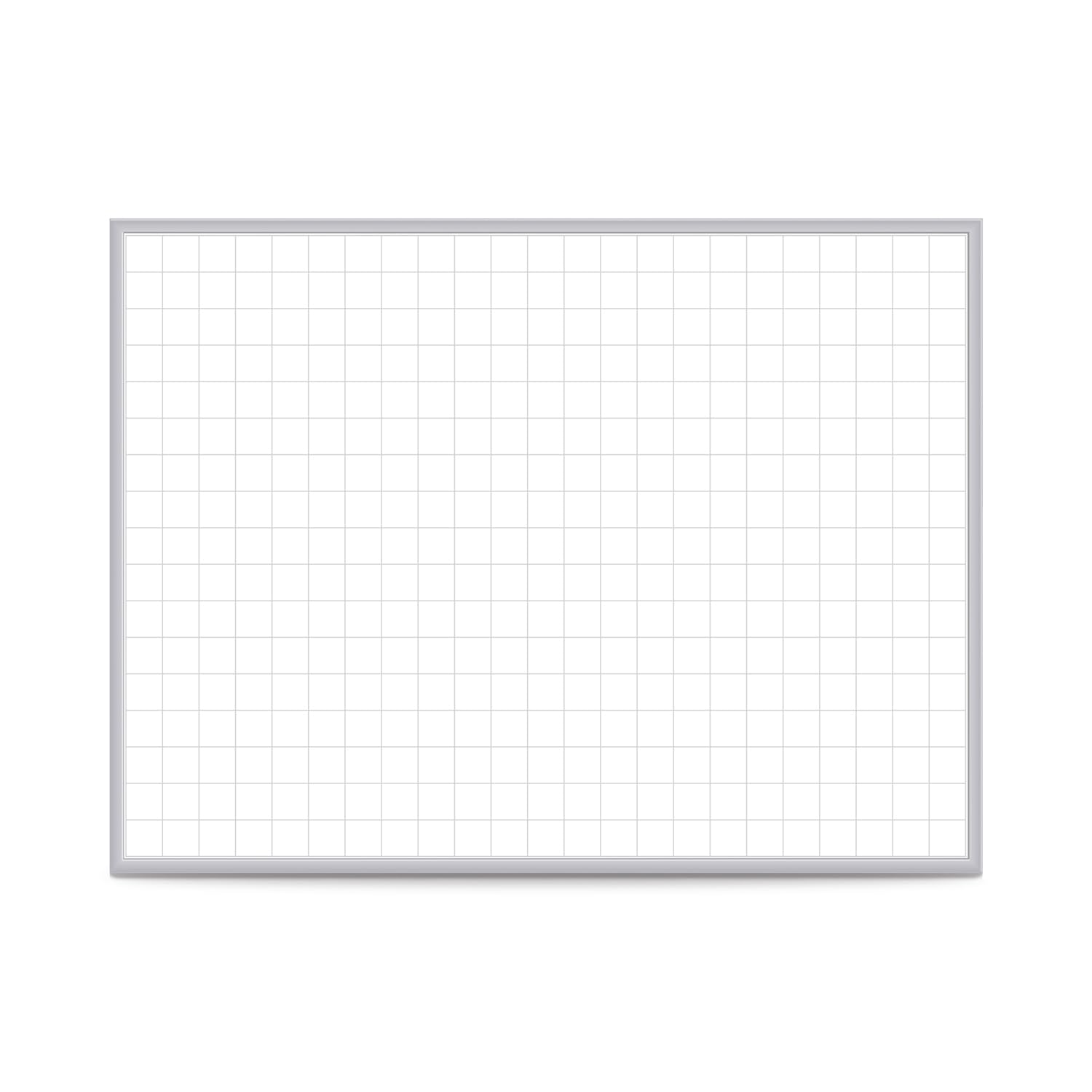 Ghent Magnetic / 49"W x 36.5"H / 2 Inch Grid Dry Erase Boards