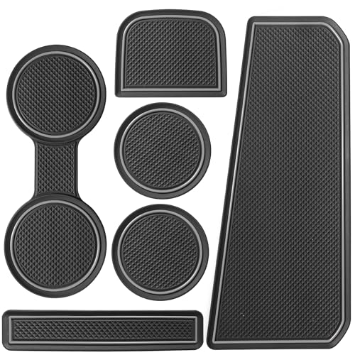 Set de 6 tapetes portavasos para Chevy Silverado 2023-2025 miniatura 1