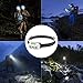 Hoxida Rechargeable LED Headlamp - 500 Lumen Super Bright, 1.48 Ounce Lightweight, IPX7 Waterproof, Long Lasting, USB Rechargeable, 60 Degree Adjustable Beam, Sensor Modes, Hand-Free, Green