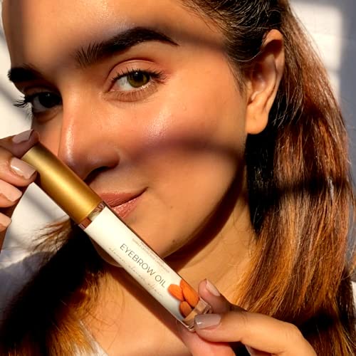 Noor-skincare-Eyebrow-Growth-Oil-Organic-Castor-Oil-Cold-Pressed-Eyebrow-Growth-Serum-Thick-Eyelash-Hair-Fast-Growth-and-Volume-Oil-for-Women-with-Vitamin-E-Coconut-Almond-Oil-with-Applicator