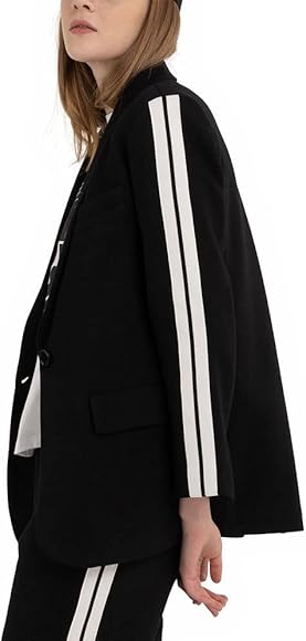 Blazer mit seitenstreifen Clearance