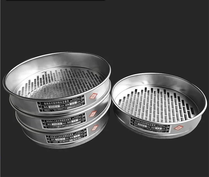 Rectangle Hole Sieve Gravel Sand Sieve Use for Separate Artificial Sand Particles Coarse Aggregate Irregular Particle Content(Model 3)