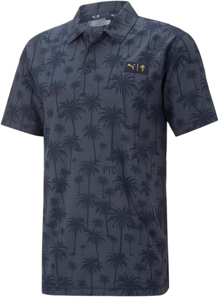PUMA Mens X Palm Tree Crew Graphic Short Sleeve Casual Casual - Blue