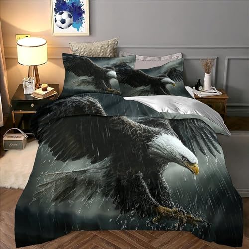 Housse de couette dragon confortable en microfibre zippée 260x220