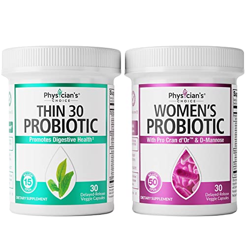 Physician's CHOICE Women's Probiotic & Thin-30 Probiotic Bundle