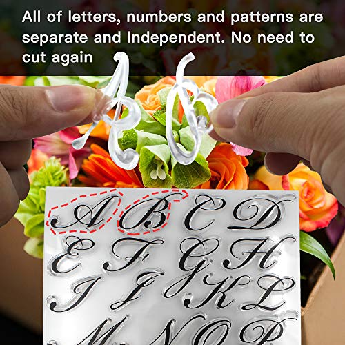 4Pcs Alphabet Cake Stamp Tools, Alphabet & Numbers Fondant Cake Mold, Diy Cookie Stamp High Heel Sunglasses Fondant Molds For Fondant Biscuit Cake Cookie Mold Baking Tool #TOP2