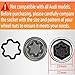JEUCLEL H Wheel Locking Nut Key Compatible with Audi Series, (Socket OD 27mm - ID 25mm), Wheel Lock Nut Socket Adapter, Wheel Anti-Theft Lug Nut Removal Tool, Anti-Theft Screw Remover