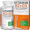 Vitamin-K2-MK7-with-D3-Supplement-Bone-and-Heart-Health-Non-GMO-Formula-5000-IU-Vitamin-D3-90-mcg-Vitamin-K2-MK-7-Easy-to-Swallow-Vitamin-D-K-Complex-120-Capsules Bronson Vitamin K2 (MK7) with D3 Supplement Non-GMO Formula 5000 IU Vitamin D3 & 90 mcg Vitamin K2 MK-7 Easy to Swallow Vitamin D & K Complex, 120 Capsules