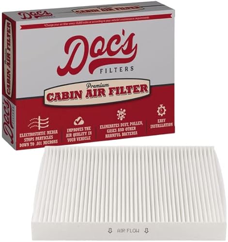 Doc's Filters DC3881 Cabin Air Filter | Fits Dodge Durango 2011-2023, Jeep Grand Cherokee 2011-2021