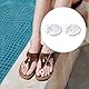 6 Paar Zehenschutz,Zehenschutz Kissen,Silikon Gel Pad Schuheinlagen Zehen,Zehenschutz Flip Flop,Zehentrenner Schutz,Zehenschutz Silikon,für Flip Flops und Sandalen Zum Schutz vor Schmerzen
