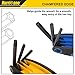 HURRICANE 25 Piece Folding Allen Wrench Set, SAE, Metric, Torx Set, Chrome Vanadium Steel, 3 Pack Portable Allen Key Set for Basic Home Repair and General Applications