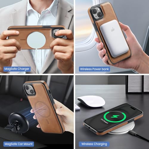 Coque portefeuille iPhone 15 anti-piratage pour protéger vos cartes de crédit